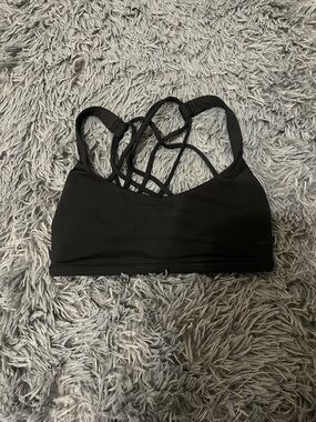 lululemon athletica Black Strappy Kids Sports Bra